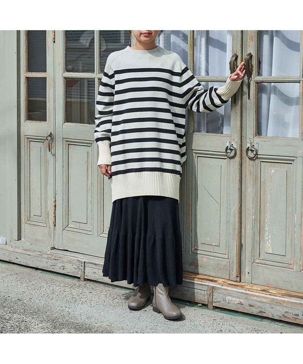 ing <ing>【WEB限定】ベルトデザインショートブーツ オーク