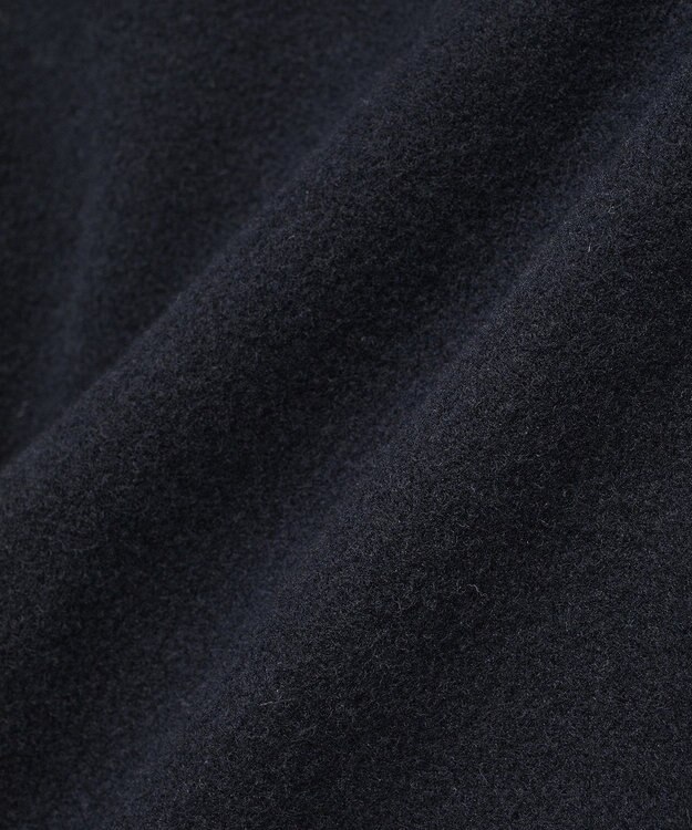 AMERICAN HOLIC 【選べる丈】中空FIBERノーカラーコート Navy