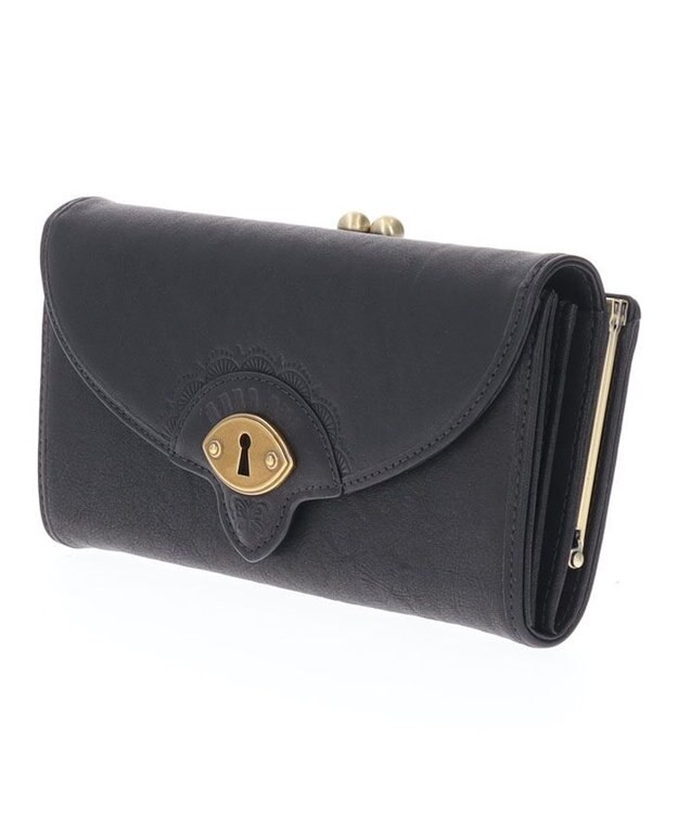 ANNA SUI キーホール 外口金長財布 クロ