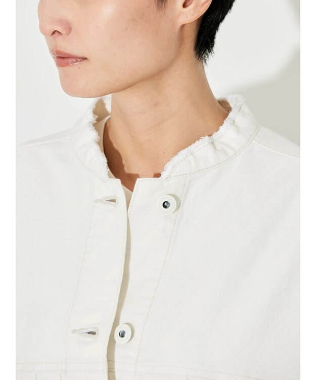 AMERICAN HOLIC デニムオーバージャケット White