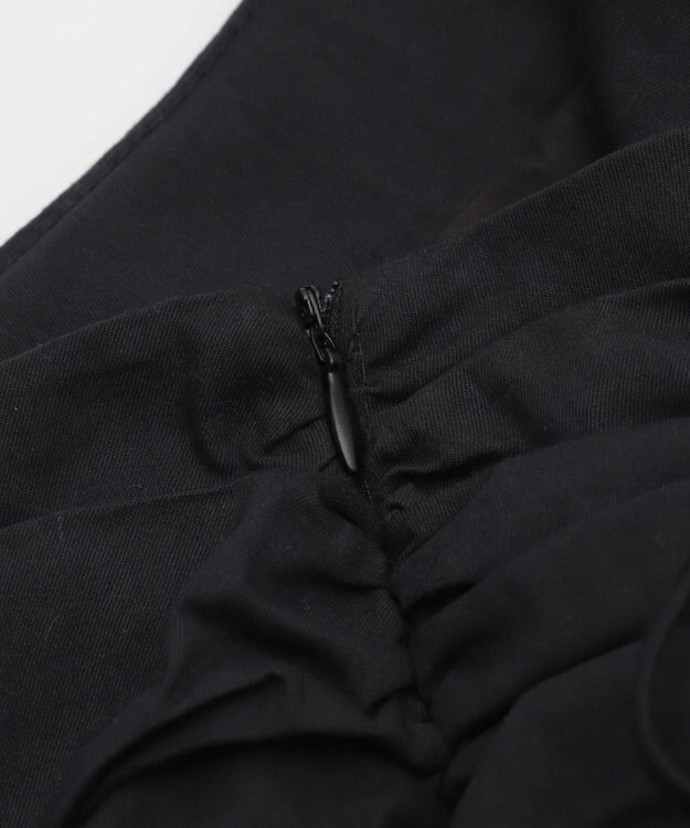 WEGO シャーリングギャザースカパン ブラック