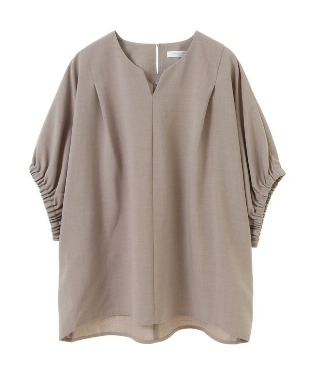 Green Parks ドルマンブラウス Gray Beige