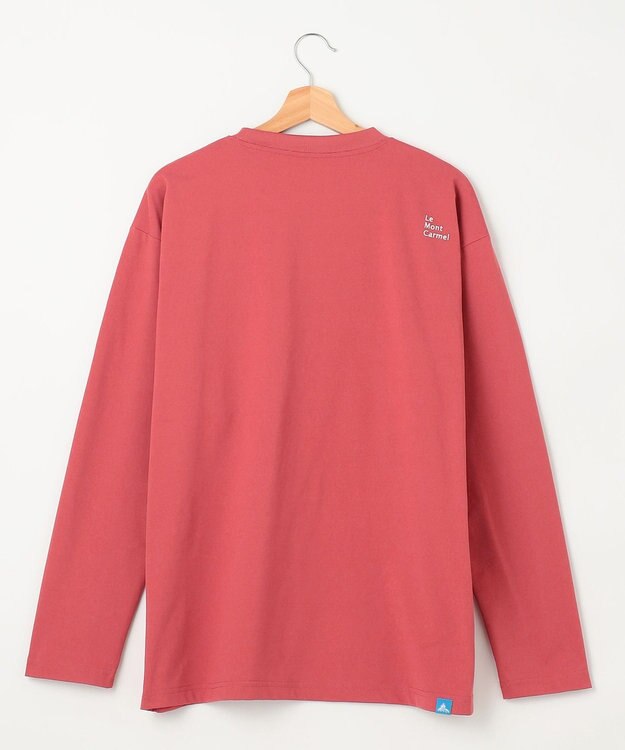 SHARE PARK MENS 【UVカット・吸水速乾・ストレッチ・軽量 】刺繍ポケットＴシャツ（L・XLサイズ） レッド系