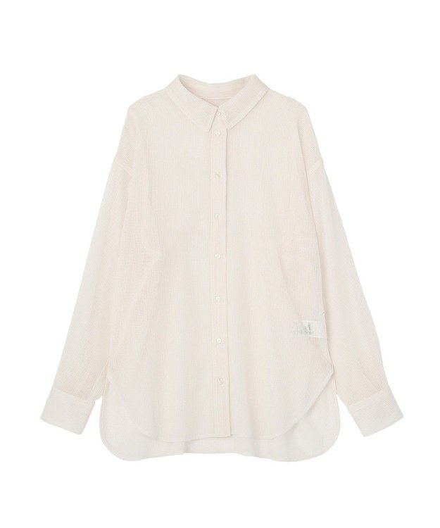 AMERICAN HOLIC メッシュ長袖シャツ Ivory