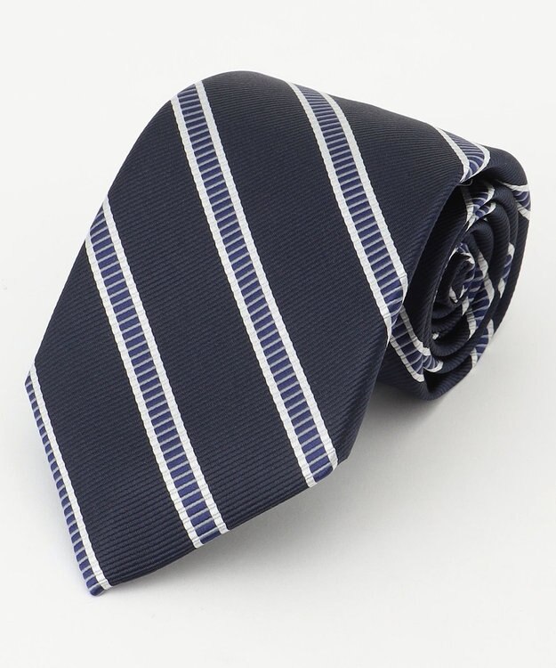 J.PRESS MEN オーセンティック / レジメンタル ネクタイ ネイビー系2