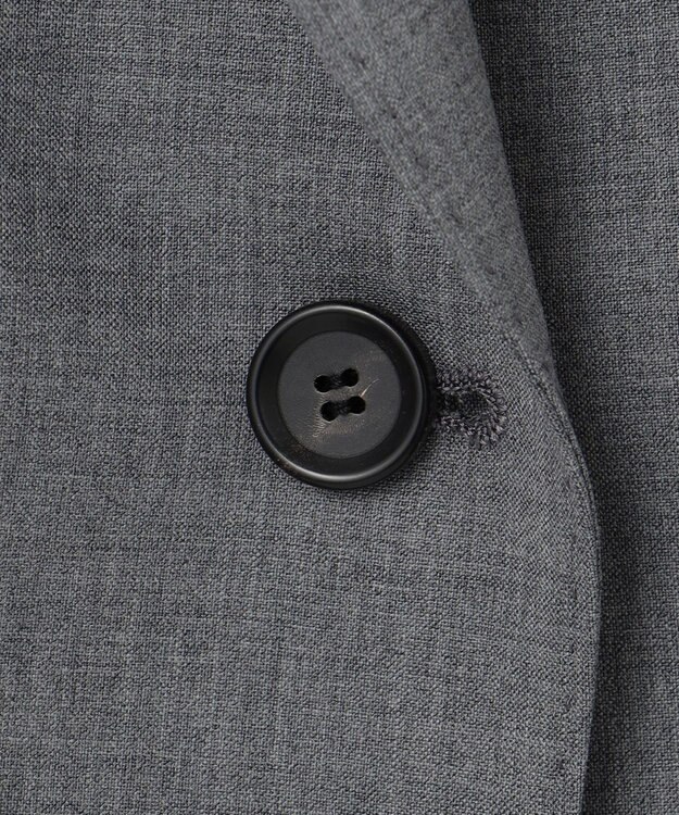 23区 【セットアップ対応】ラフィーネウール 一つ釦 ジャケット ライトグレー系