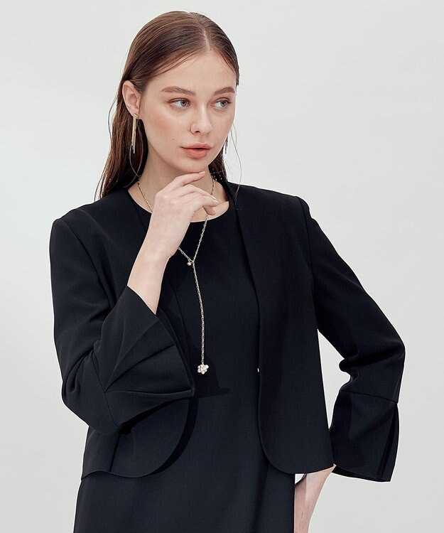 23区 【APPLAUDIR】ダブルクロス ジャケット ブラック系