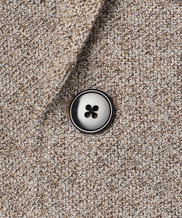 J.PRESS MEN 【KANEMASA JERSEY】ツイステッドスムース カットジャケット ブラウン系