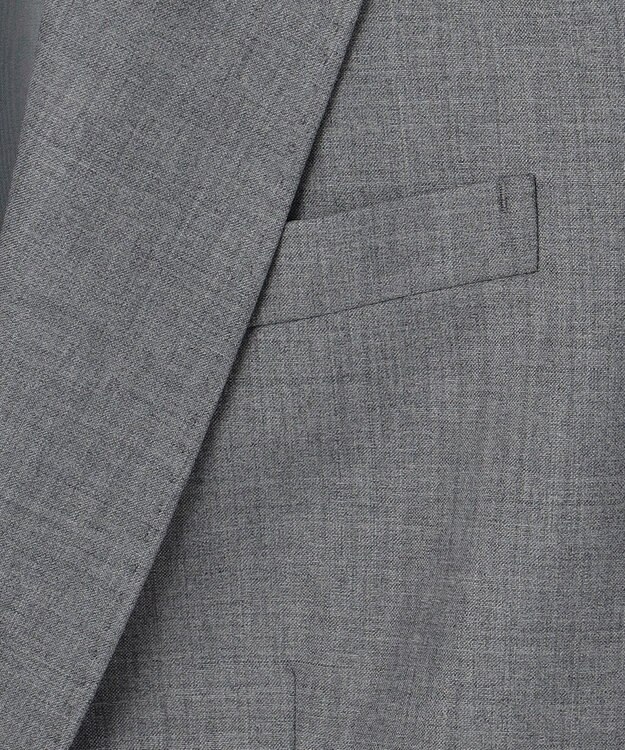 23区 【セットアップ対応】ラフィーネウール 一つ釦 ジャケット ライトグレー系