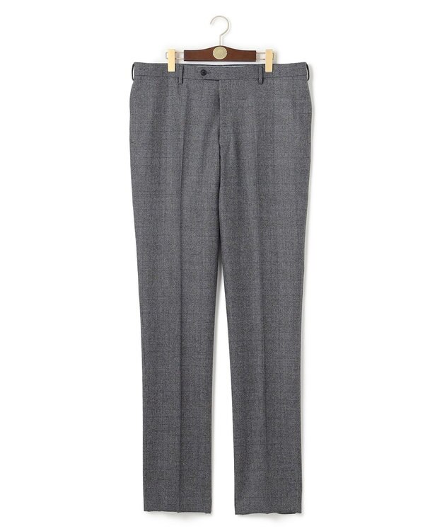 J.PRESS MEN 【KING SIZE】【ウォッシャブル可】トリートメントウール ストレッチグレナカートチェック スラックス ネイビー系4