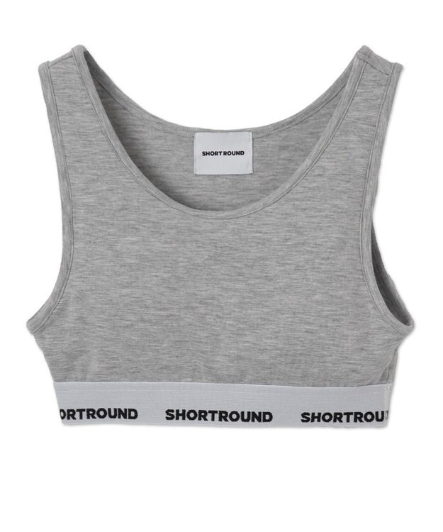 WEGO ロゴブラトップ 杢グレー