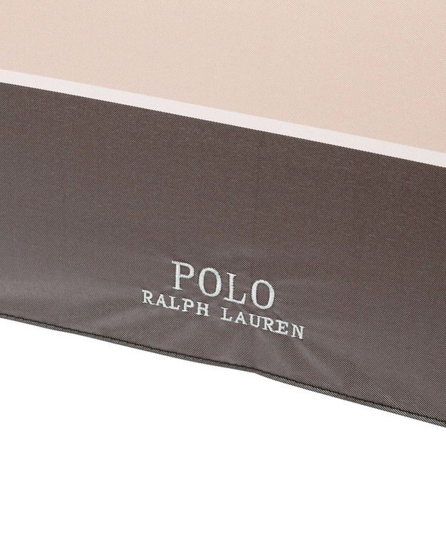 MOONBAT POLO RALPH LAUREN(ポロ ラルフローレン) 折りたたみ傘 ロゴ刺繍 バイカラー ベージュ