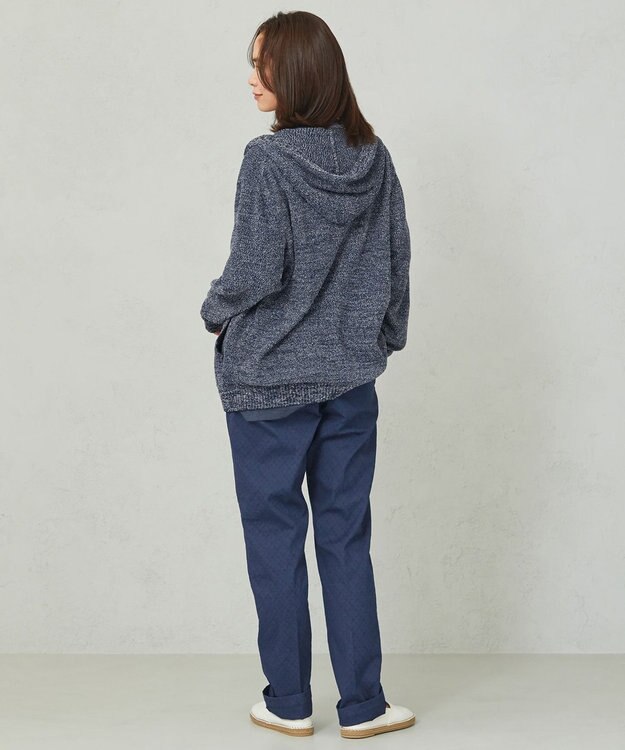 JOSEPH ABBOUD MOUNTAIN 【SPACE／UNISEX】ベアフリース パーカー ネイビー系1