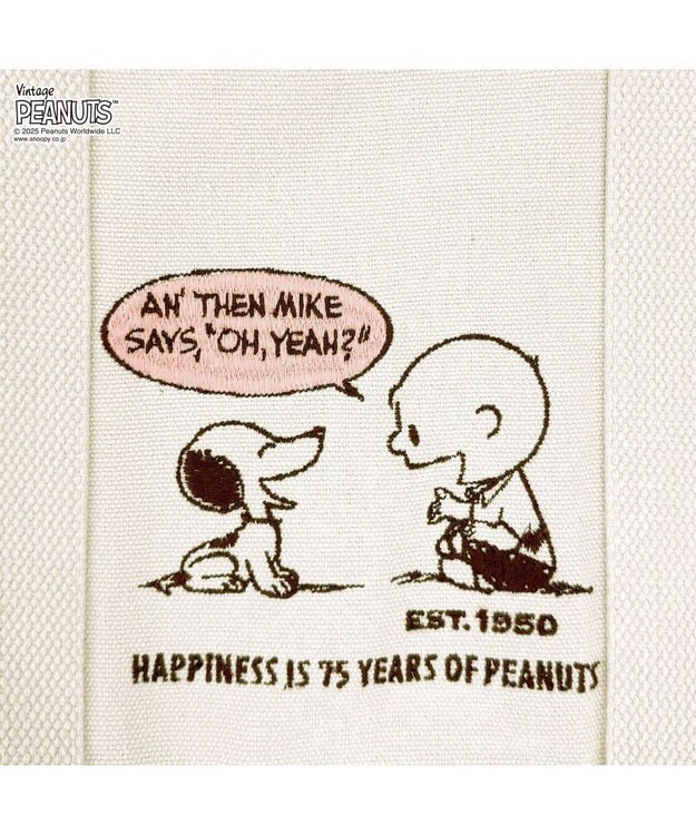 ROOTOTE 8442【スヌーピー】IP.デリ.ピーナッツ-0J 01：アイボリー