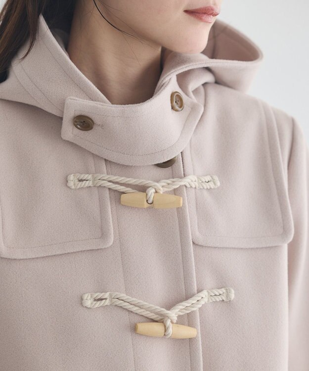 earth music&ecology ダッフルコート Light Beige