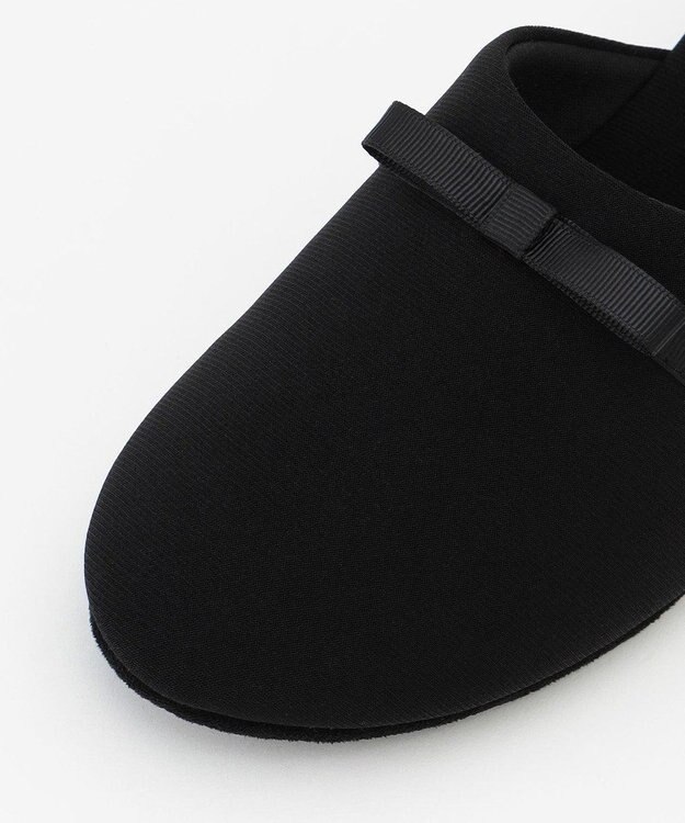 ANY SIS 【WEB限定・巾着付き】ヒール スリッパ ブラック系