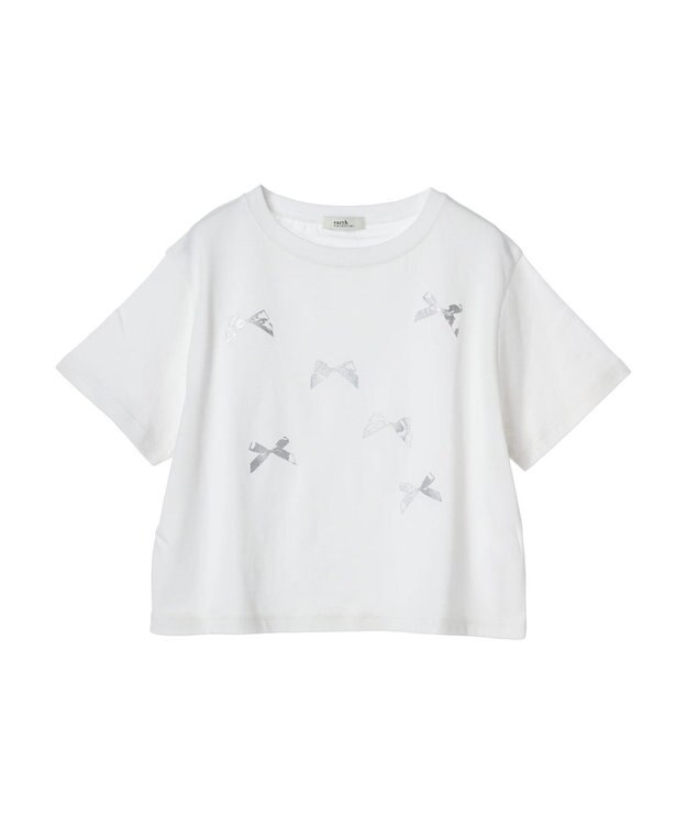 earth music&ecology アソートリボンＴＥＥ Silver