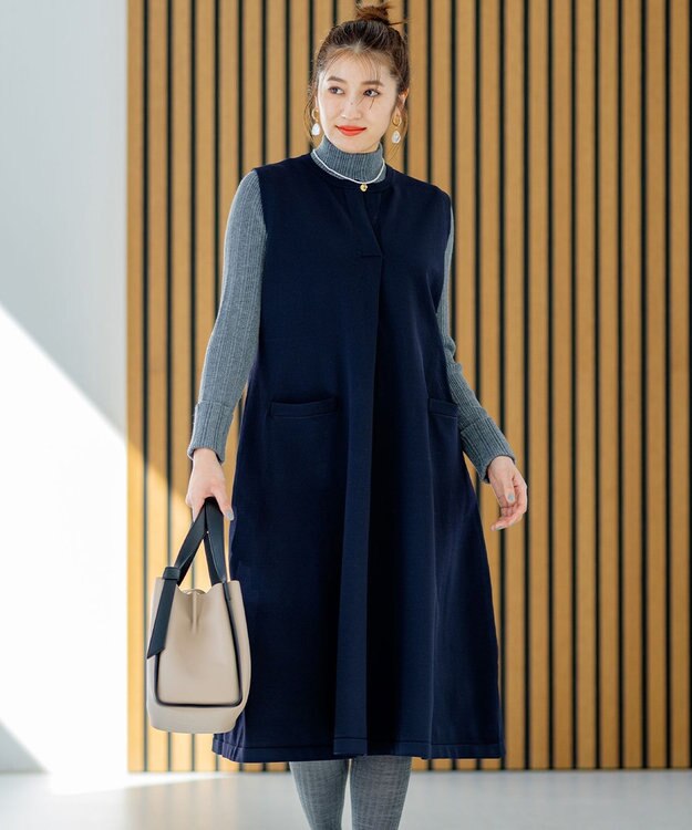 組曲 S 【WEB限定・2SET】ニットジャンスカセット ネイビー系×グレー系