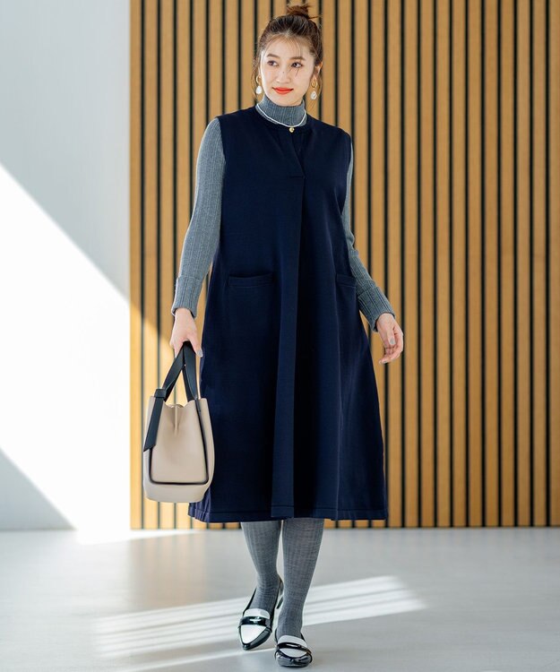 組曲 S 【WEB限定・2SET】ニットジャンスカセット ネイビー系×グレー系