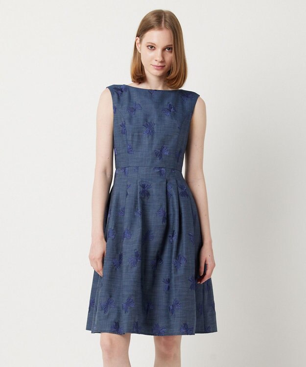 TOCCA 再入荷！【消臭・洗える】RIBBON PARASOL ドレス ネイビー系7