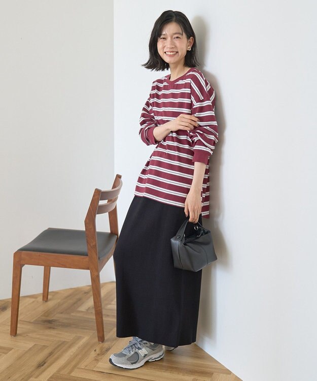 AMERICAN HOLIC バイパチ総針ニットタイトスカート Black