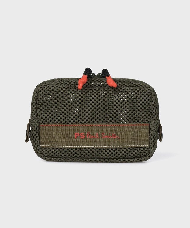 Paul Smith PSメッシュ ポーチ カーキ