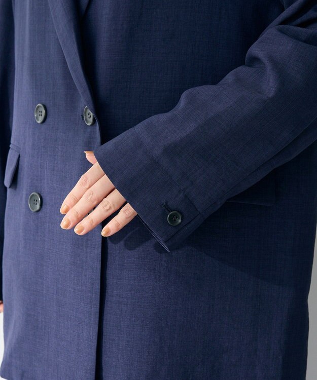 Green Parks オーバーサイズＷ釦ライトジャケット Navy