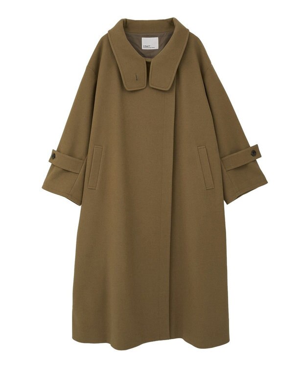 CRAFT STANDARD BOUTIQUE メルトンロングコート Camel