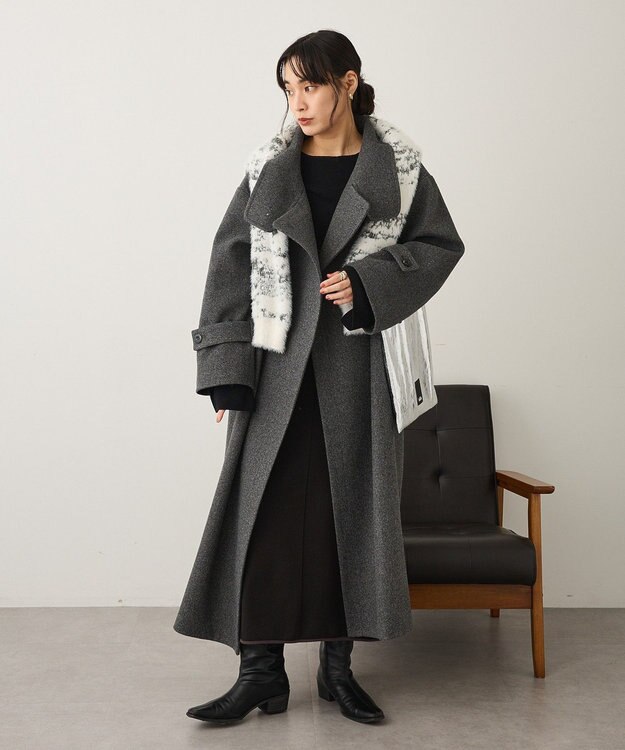 CRAFT STANDARD BOUTIQUE メルトンロングコート Camel