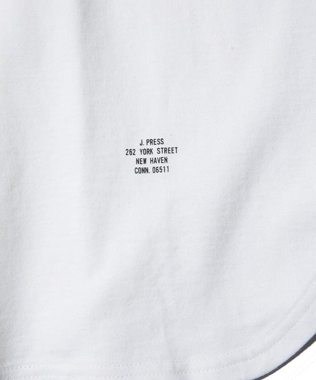 J.PRESS MEN 【J.PRESS ORIGINALS】GRFFITI BASEBALL T-SHIRT ホワイト系1