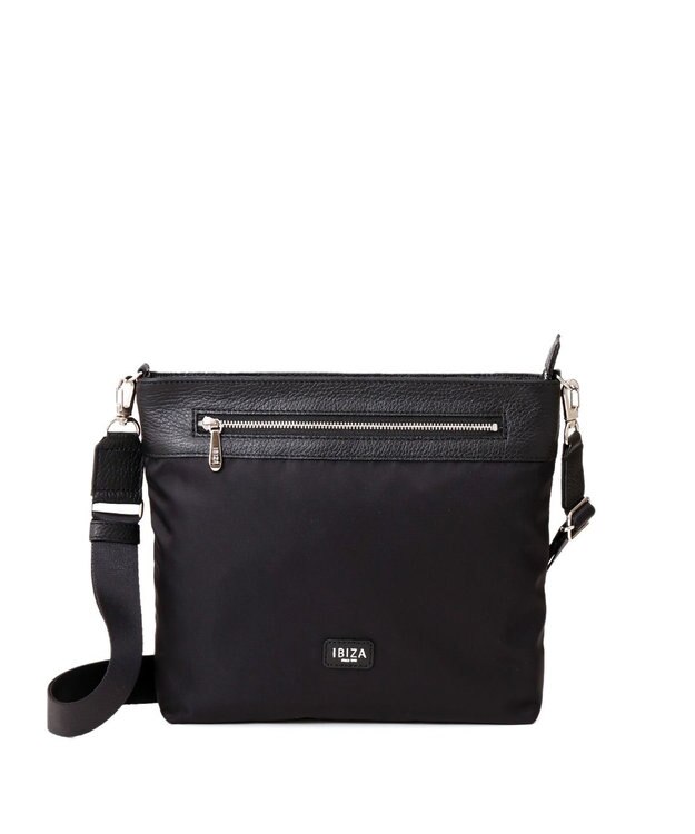 IBIZA ビコロール　ナイロン　ショルダーバッグ(M) 黒