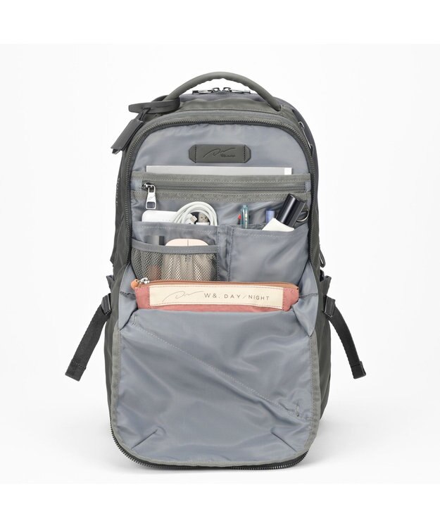 ACE BAGS & LUGGAGE W&.Day/Night トゥキ スクエアリュック A4サイズ 13.3インチPC収納 20511 ダブルアンドデイナイト ダークグレー