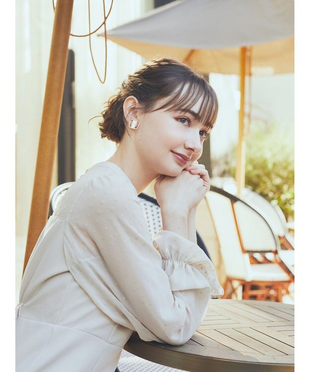 earth music&ecology シアードットドッキングワンピース Beige