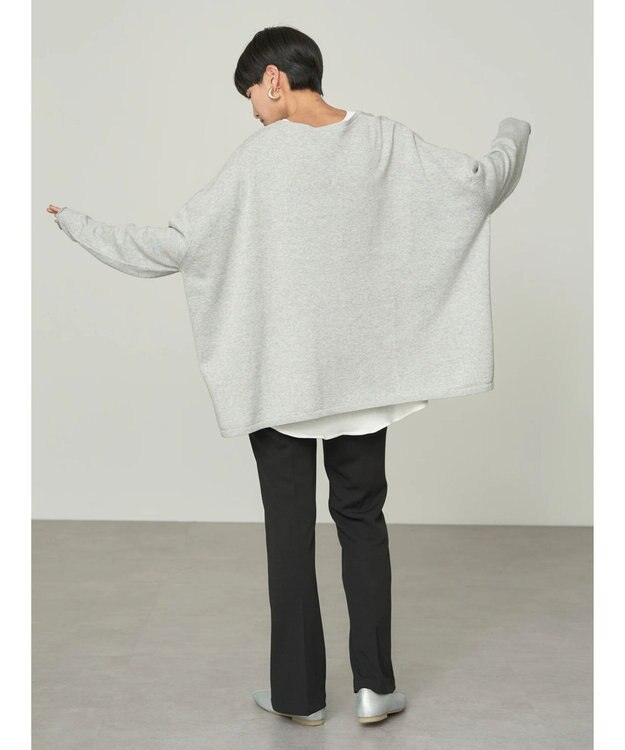 AMERICAN HOLIC ＢＩＧニットプルオーバー Light Gray Mixture