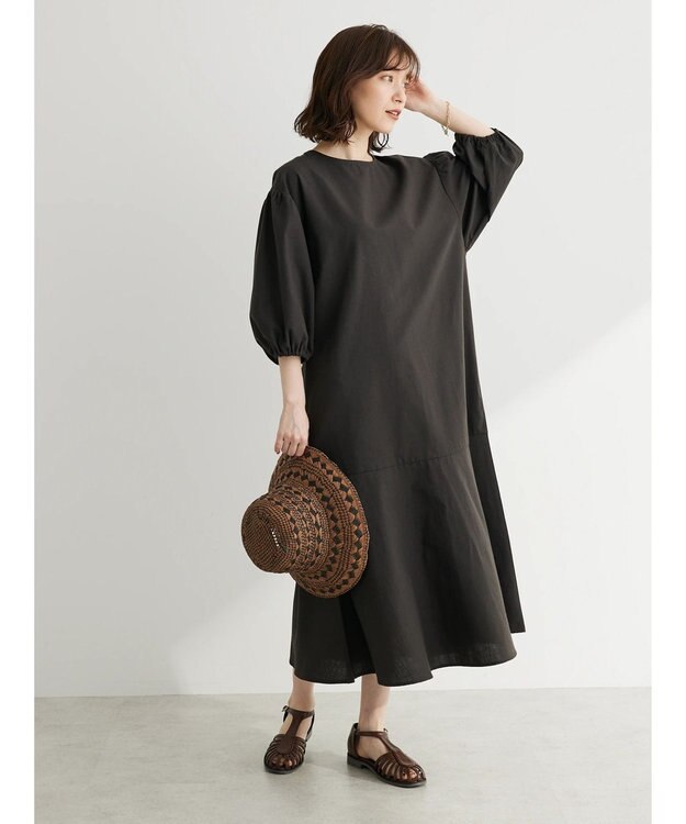 Green Parks ・配色ペーパーハット Brown