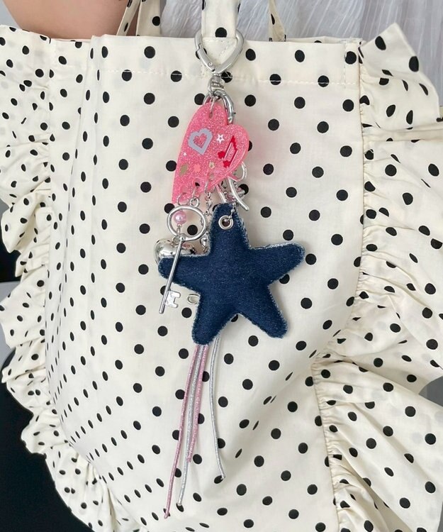 WEGO デニムモチーフセットキーホルダー 柄1