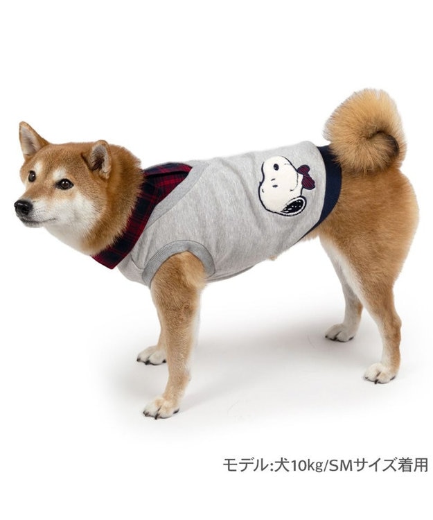PET PARADISE スヌーピー おりこうトレーナー  グレー 中型犬 大型犬 グレー