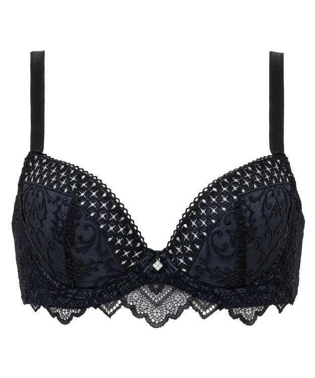 BRADELIS New York 【BRADELIS New York ブラデリス】ジャクリーンステップ3ブラ24A1 育乳補整 補正 ブラジャー 下着 幅狭ワイヤーでバストを整える ブラック