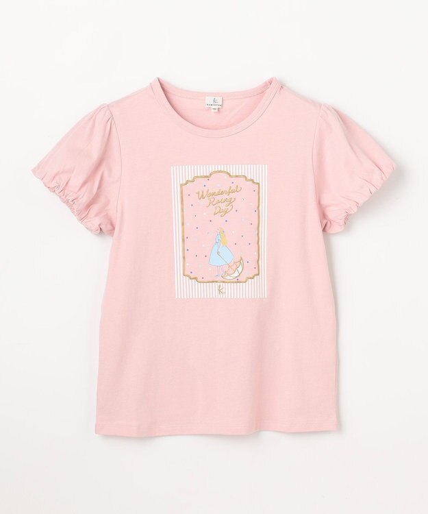 組曲 KIDS 【150-160㎝】 wonderful rainy day Tシャツ ピンク