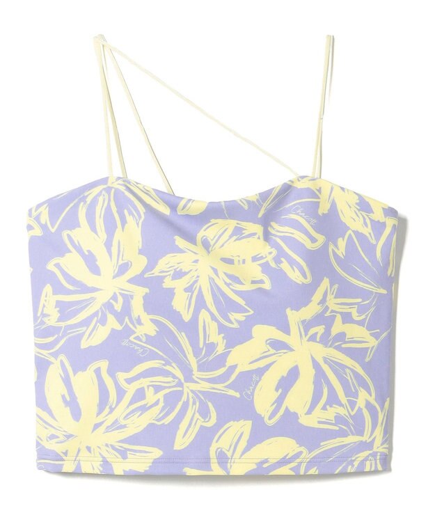 Chacott Chacott BALANCE Playful フラワーブラトップ グレープリント