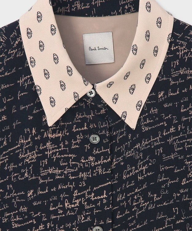 Paul Smith Slide Notes ブロッキング ワンピース ネイビー