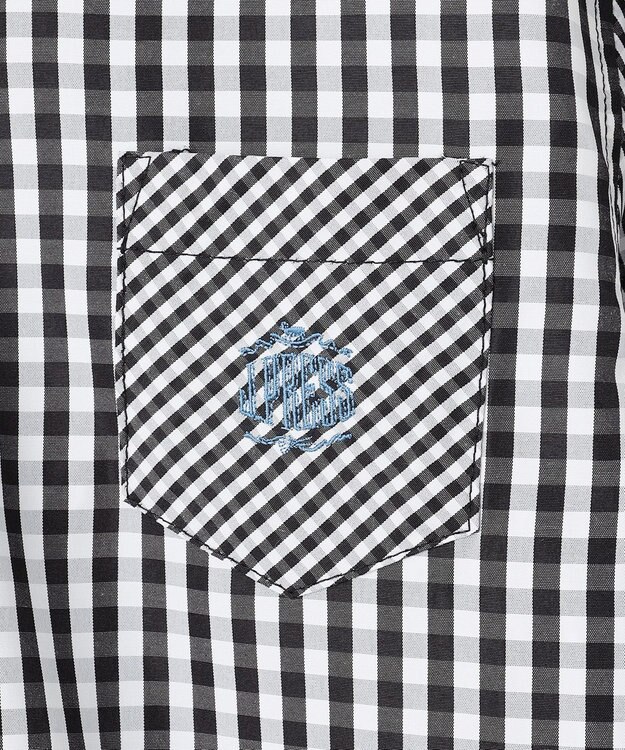 J.PRESS KIDS 【140-170cm】ギンガムチェック シャツ ブラック系3