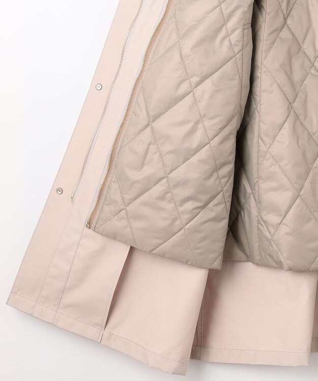 J.PRESS LADIES L VINAジェットオックス フーデッド コート ベージュ系