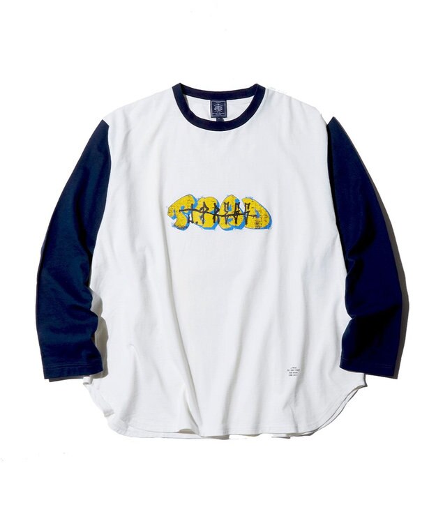 J.PRESS MEN 【J.PRESS ORIGINALS】GRFFITI BASEBALL T-SHIRT ホワイト系1