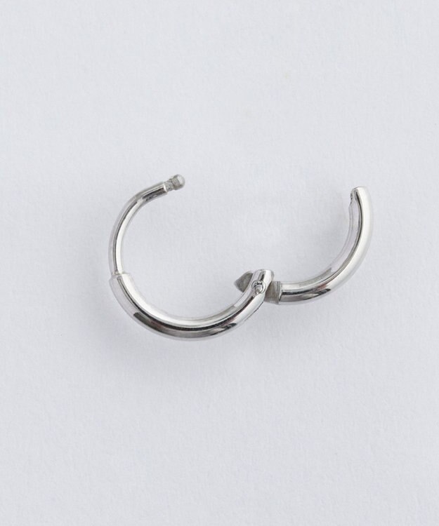 Phoebe 【金属アレルギー対応】ミニフープピアス(片耳)/サージカルステンレス シルバー シルバー