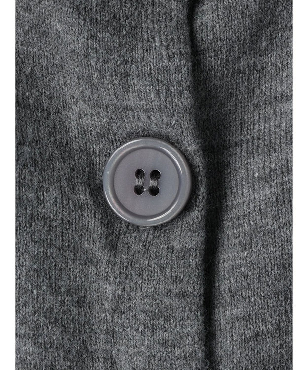 earth music&ecology プリーツドッキングカーディガン Gray