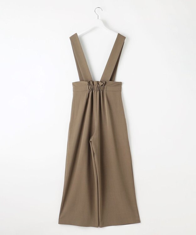 Feroux 【2WAY】サス付きリボン パンツ ダークブラウン系