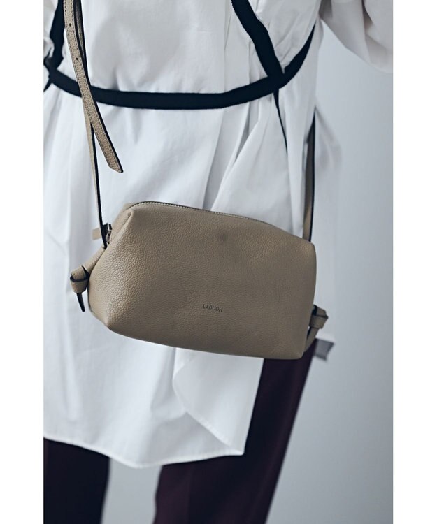 MIYABIYA 【本革・日本製】　NANO SHOULDER ベージュ