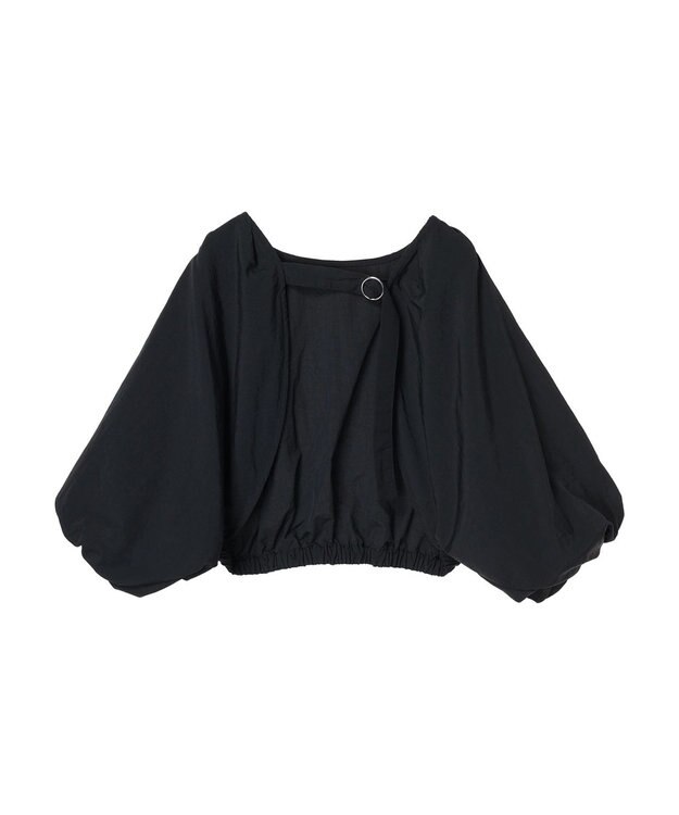 Green Parks ・ＥＬＥＮＣＡＲＥ　ＤＵＥ　バルーンスリーブボレロ Black