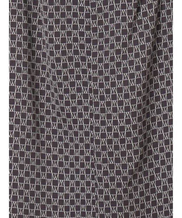 Te chichi パターンアソートボウタイブラウス グレー